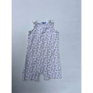 Touched by Nature Baby Girl Organic Cotton Romper size 9-12 months
